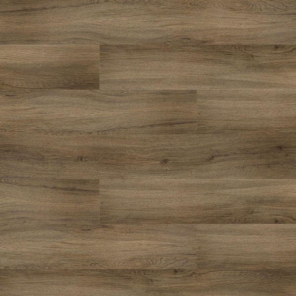 24 MIL x 7.17 in. W x 48.03 in. L Click Lock Waterproof Luxury SPC Vinyl Plank Flooring, Walnut (23.9 sq. ft. /case)