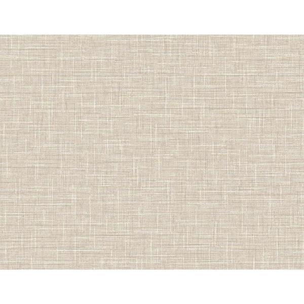 DuPont 60.75 sq. ft. Tedlar Light Toffee Grasmere Weave High Performance Vinyl Unpasted Wallpaper Roll