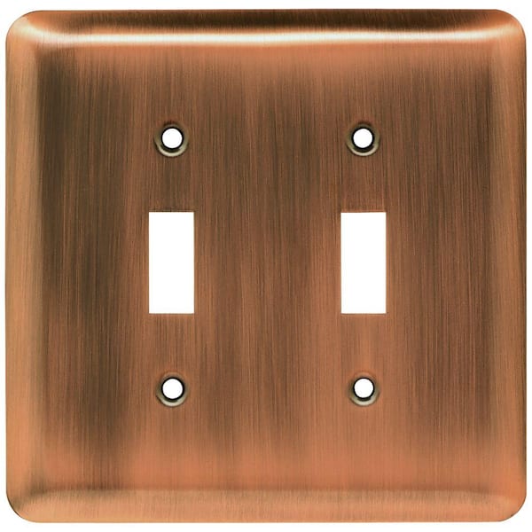 Liberty Copper 2-Gang Toggle Wall Plate (1-Pack)
