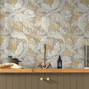 William Morris At Home Acanthus Neutral Wallpaper