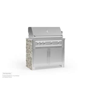 Outdoor Kitchen Signature Series 2-Piece Stainless Steel Cabinet Set with 40 in. Grill Cabinet