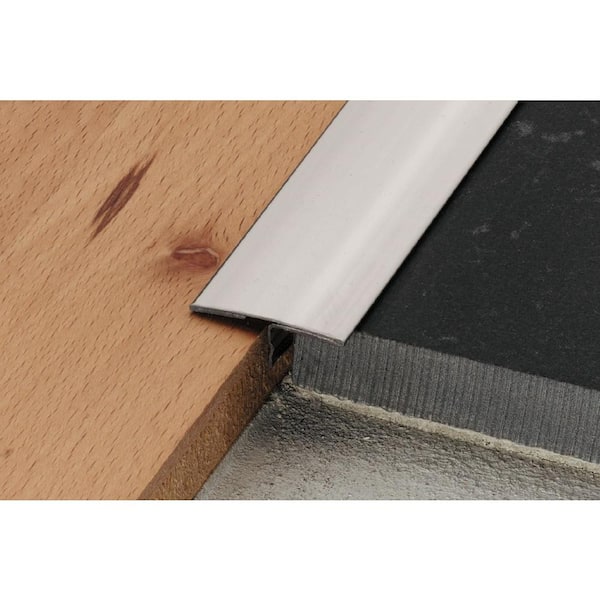 Schluter Reno-T Stainless Steel 17/32 in. x 8 ft. 2-1/2 in. Metal