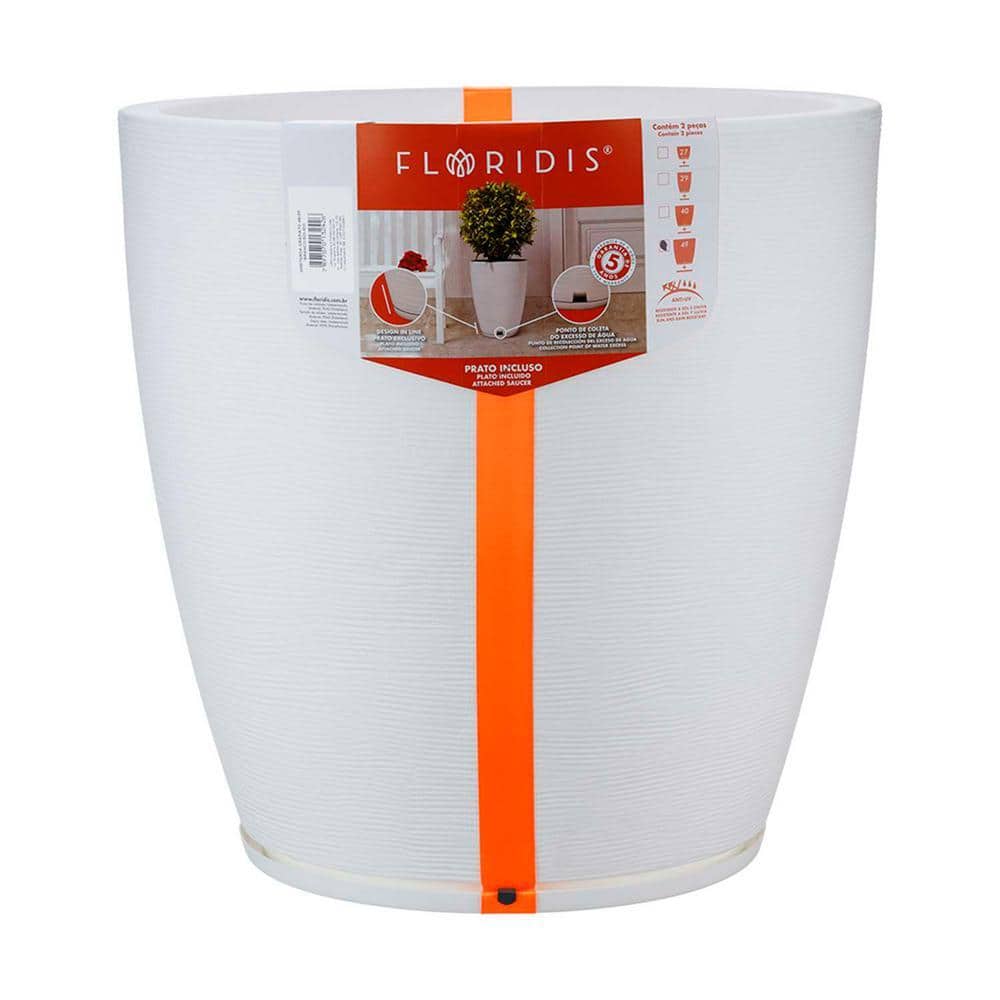2x prosperplast ciotola plastica sabbiosa con serbatoio in bianco, 13.6