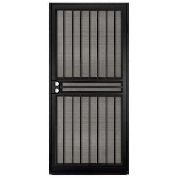 metal security screen door