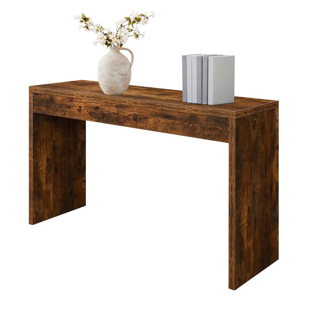 Barnwood 48'' Wood Console Table with Storage