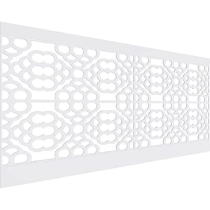 Deluxe Beadboard 8' Length PVC Wainscoting Kit Heights Up to 56 Inches