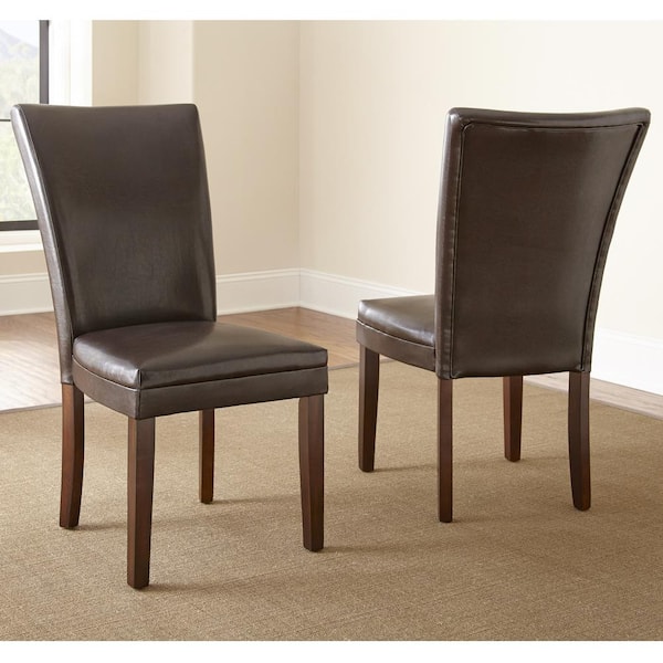 Steve Silver Company Hartford Brown Parsons Chair (Set of 2) HF500BR ...