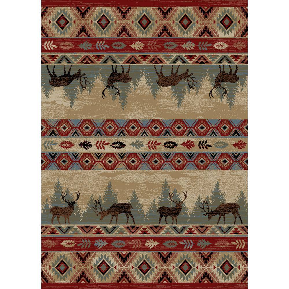 Beige 7'6x9'8 Mayberry Rugs Chateau Area Rug 