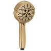 Delta Gold 7-Spray Patterns 4.5 in. Wall Mount Handheld Shower Head 1.75 GPM with Cleaning Spray in Champagne Bronze 59584-CZ-PR-PK