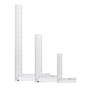 L-Shaped Square Set with Levels 5 in./ 8 in./ 14 in. L Premium Aluminum Standard and Metric (3-Pack)