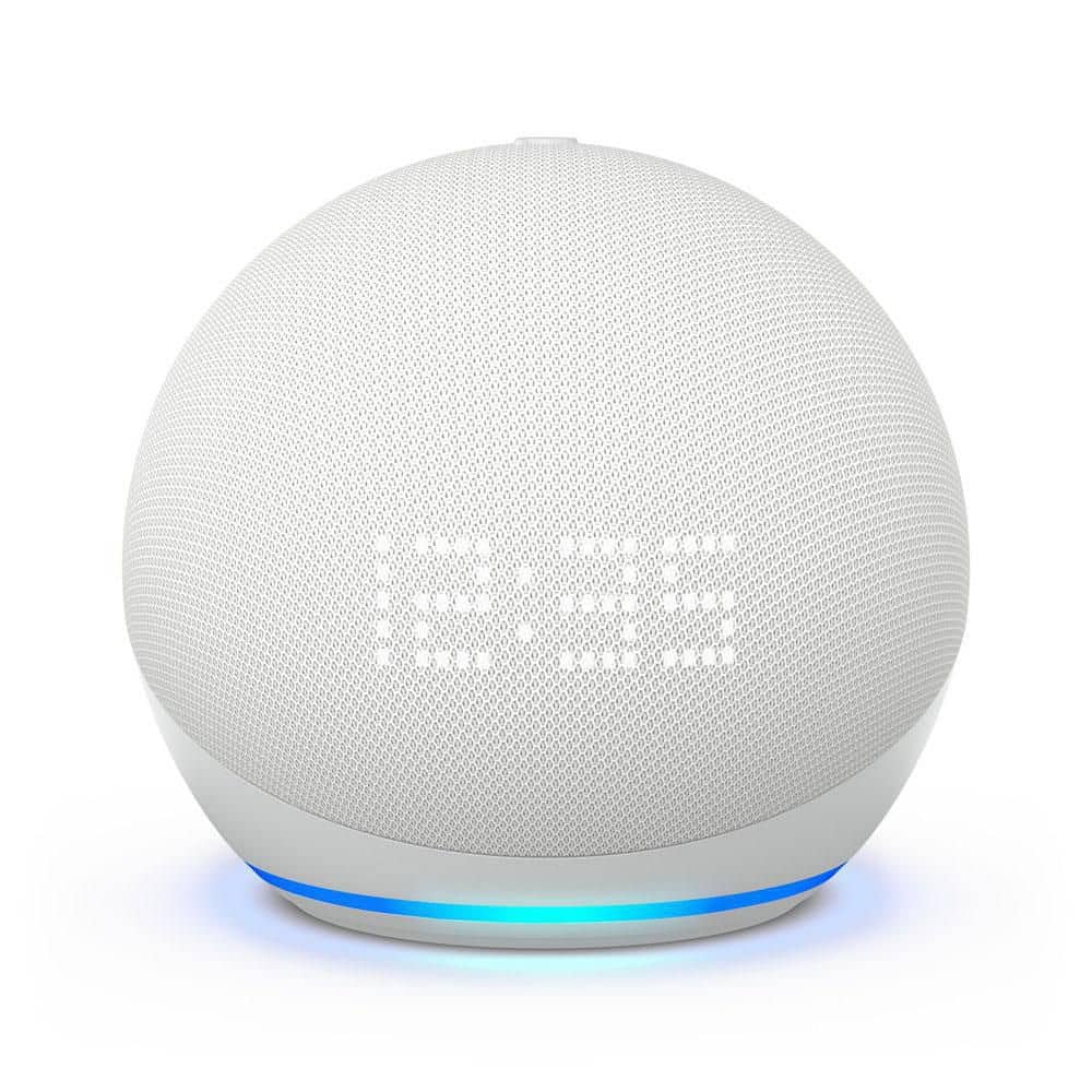 Amazon Echo Dot with Clock ホワイト 第5世代 Amazon Echo Dot (5th Gen) with Clock Smart speaker with Clock and