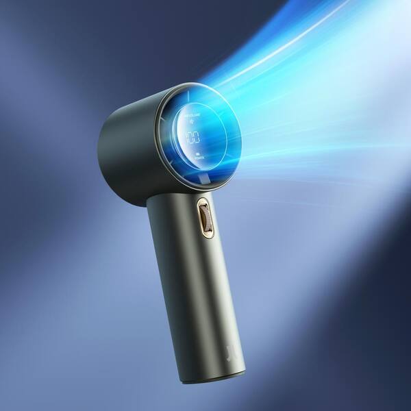 JISULIFE 6.2 in. 100 Speeds Personal Fan in Dark Green