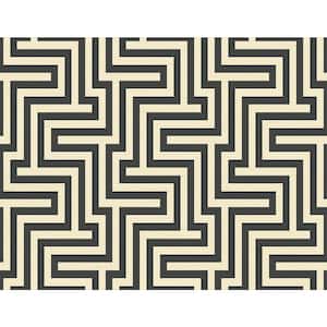 Martinique Geometric Maze Paper Strippable Roll (Covers 60.75 sq. ft.)