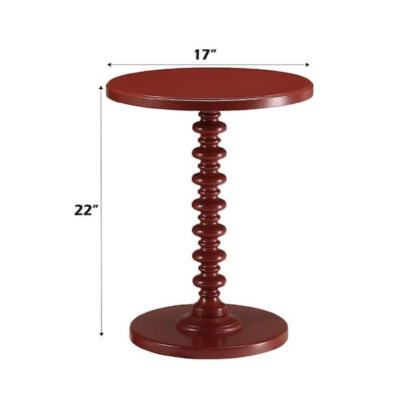 ACME Furniture Sonria White Round End Table | LFD Home Furnishing-883430