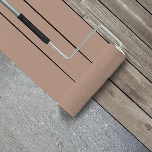 1 gal. #S200-3 Iced Copper Textured Low-Lustre Enamel Interior/Exterior Porch and Patio Anti-Slip Floor Paint