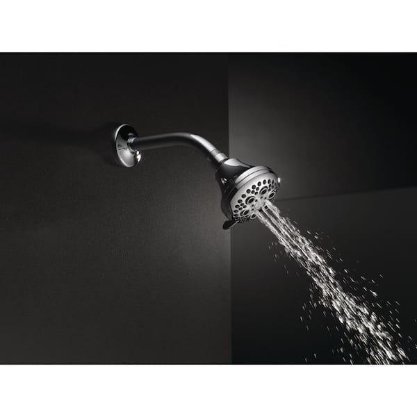 Delta 5-Spray Patterns 1.75 GPM 3.38 in. Wall Mount Fixed Shower