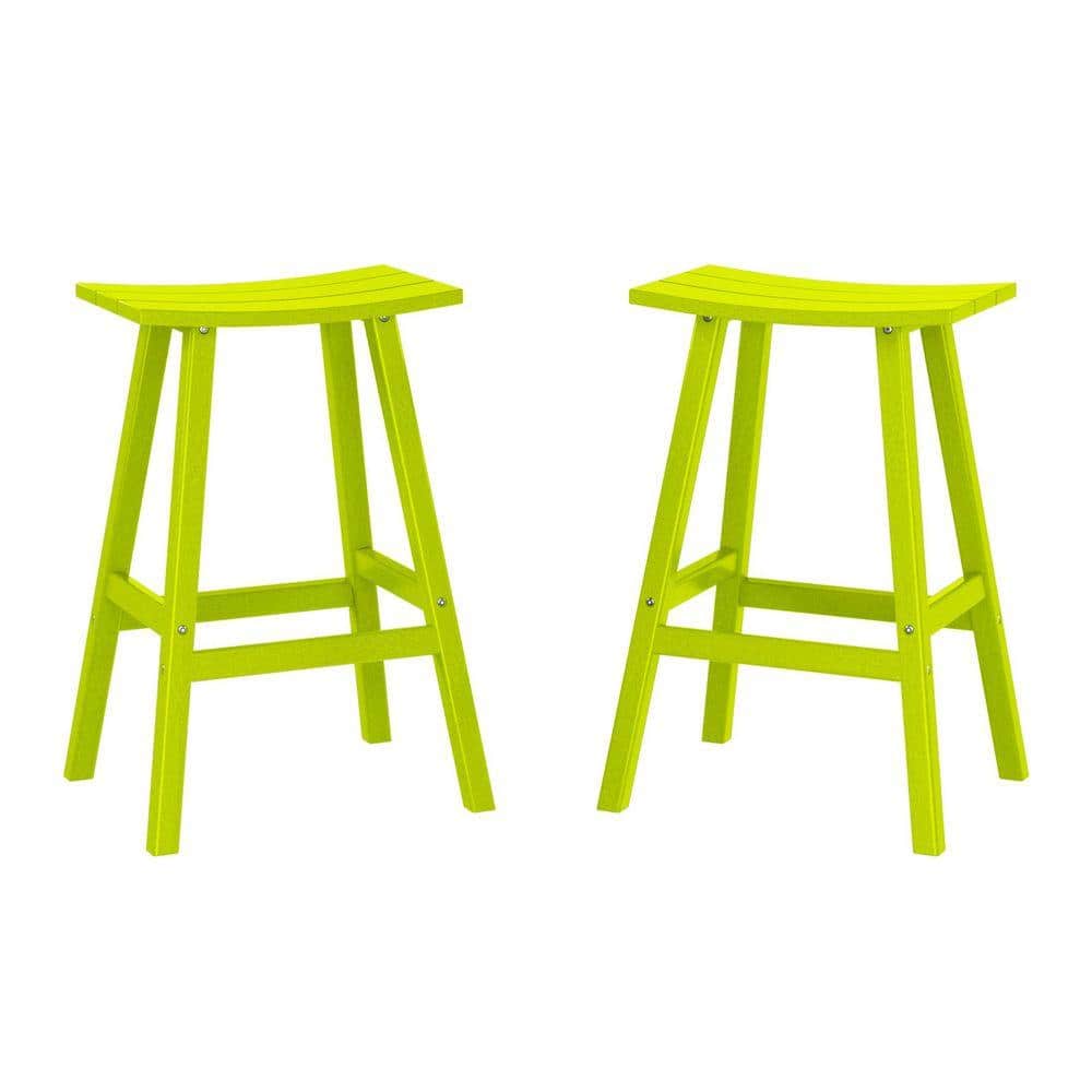 WESTIN OUTDOOR Franklin Lime Green 24 in. Poly HDPE Fade Resistant