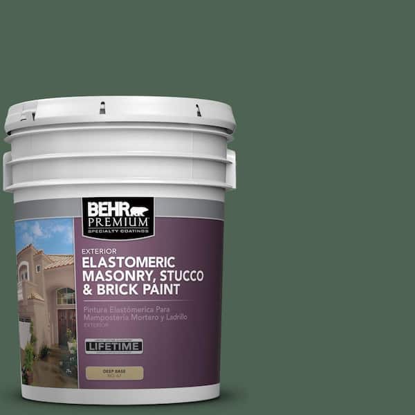 5 gal. #MS-62 Parkside Pines Elastomeric Masonry, Stucco and Brick Exterior Paint