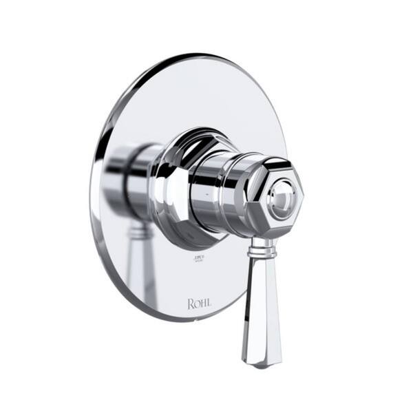 ROHL 1-Handle Tub and Shower Trim Kit in Polished Chrome