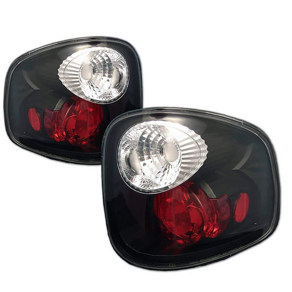 Spyder Auto Ford F150 Flareside 01-03 (Not Fit Supercrew) Euro Style Tail  Lights - Black 5003157 - The Home Depot