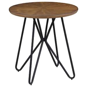 Coaster 23.5 in. Cappuccino Square Wood End Table 705167 - The Home Depot