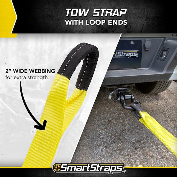 12 Pack Tow Tuck Staps Lasso Wheel Lift Staps Lasso Tow Strap D Ring 11 000 Lbs Break Strength Auto Tie Auto Hauler Trailer Truck Tie%2f15424612611