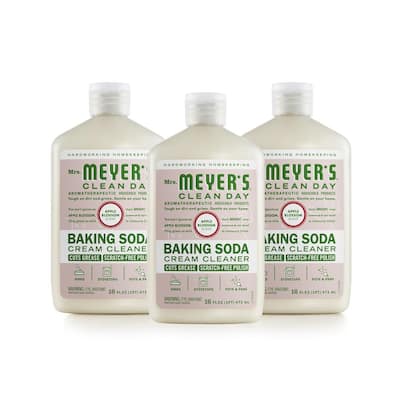 16 oz. Baking Soda Cream Countertop Polish Cleaner Apple Blossom (3-Pack)