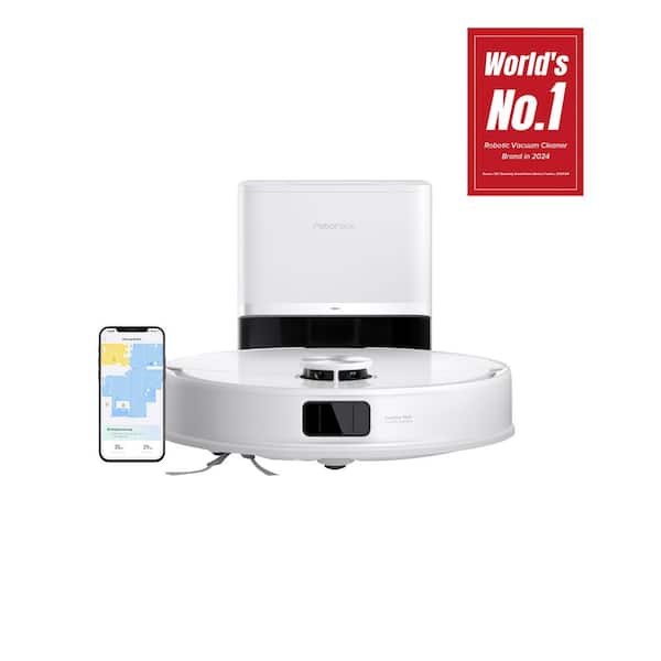 Q10 VFS+ 13. 9 in. Robotic Vacuum and Mop with Smart Navigation Auto Lifting Mop Multi-Surface in White
