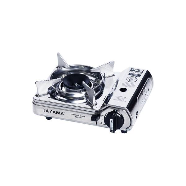 Tayama 7,200 BTU Stainless Steel Butane Gas Portable Camping Stove