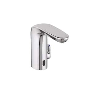 NextGen Selectronic Battery Powered Single Hole Touchless Bathroom Faucet with above Deck Mixing 0.5 GPM in Chrome