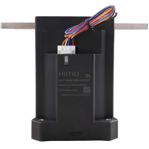 1000 Amp 1500VDC High Voltage DC Contactor Ceramic Gas-Sealed Relay SPST-NO Main and SPST-NO/NC Auxiliary 24VDC Coil UL