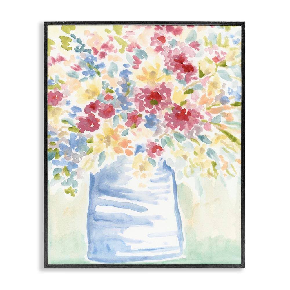 Soft Country Blossoms by June Erica Vess Black Framed Nature Giclee Art Print 14 in. x 11 in. price history on PriceWatchPro