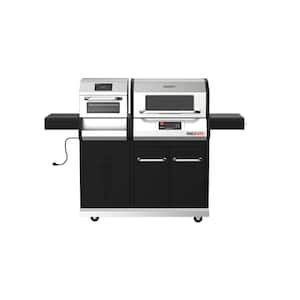 Neevo 720 Plus Propane Gas Digital Smart Grill in Black with Air Fryer Oven