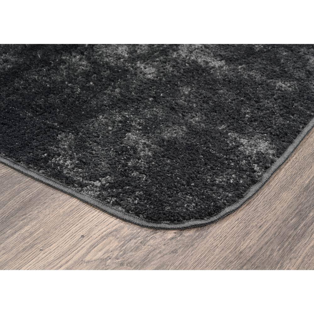 Garland Gramercy Cinder Gray 3-Piece Washable Bathroom Rug Set
