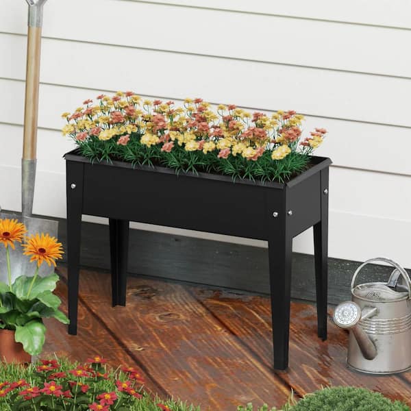 Black - Elevated Garden Beds - The Home Depot
