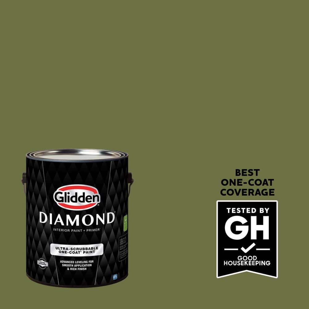 1 gal. PPG1122-7 Oakmoss Flat/Matte Interior Paint with Primer price history on PriceWatchPro