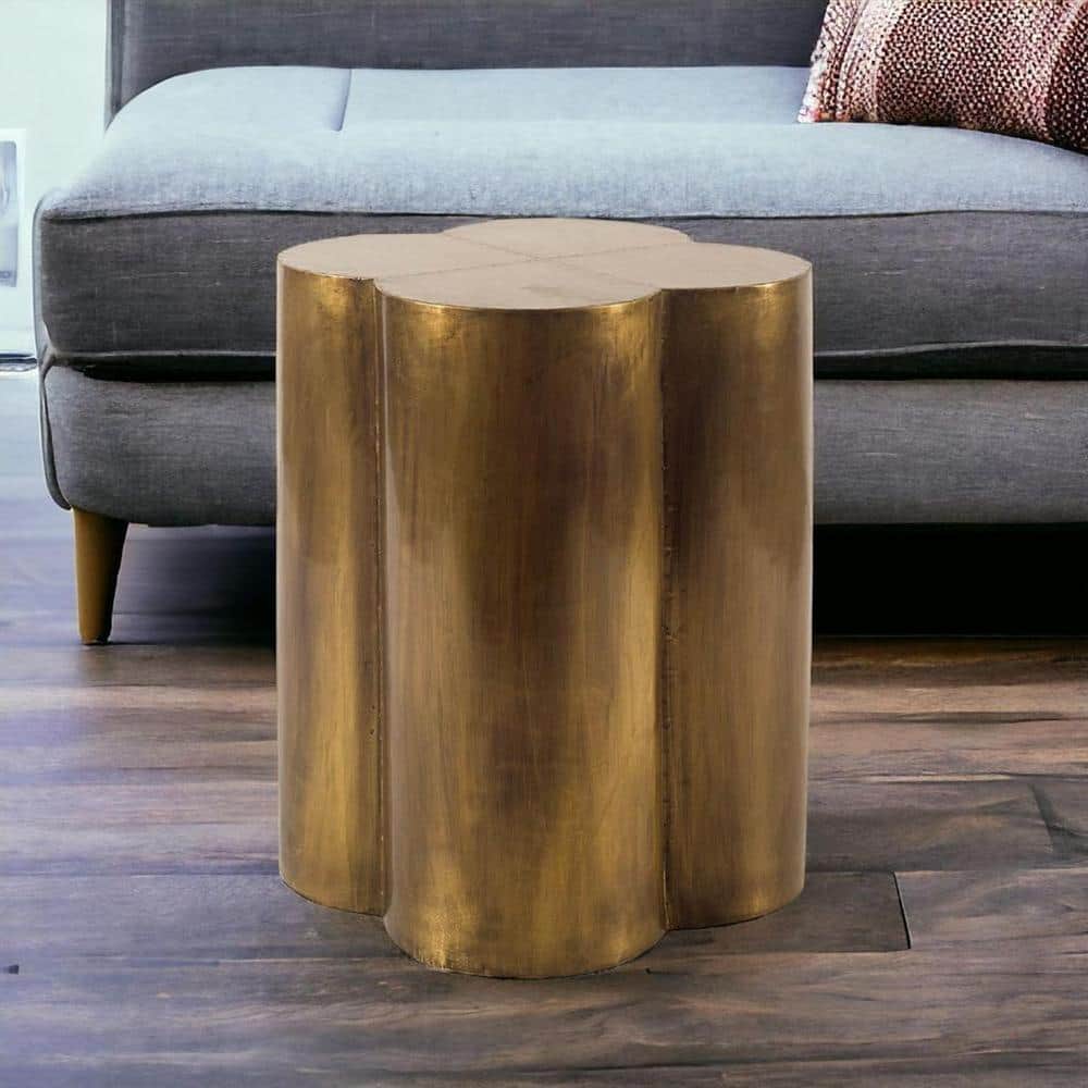 18 in. Brass Specialty Other End Table
