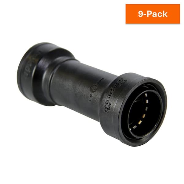 Uponor TotalFit 1 in. Push-to-Connect Engineered Polymer Repair Coupling (9-Pack)