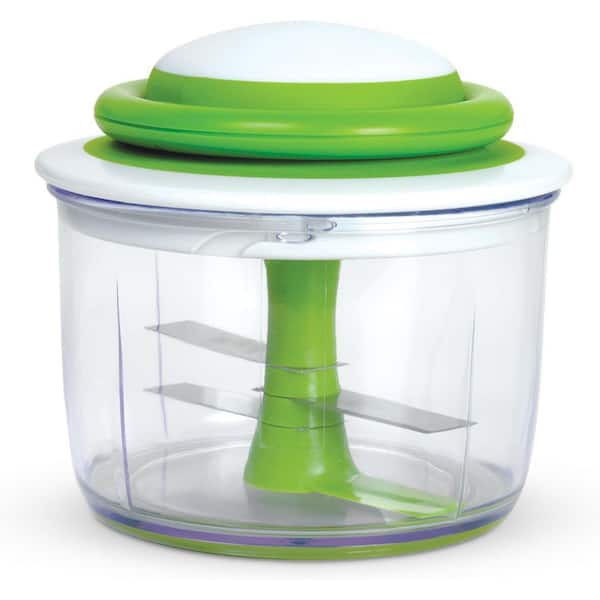 5.5" x 5.5" x 5" Arugula Hand-Powered Food Chopper