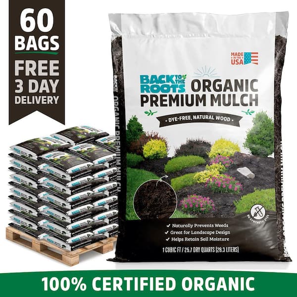 Organic Value Bulk Mulch Pallet (60 1 cu. ft. bags)