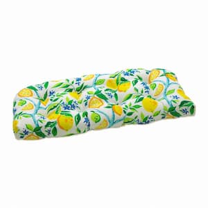 Other Rectangular Outdoor Bench Cushion in Yellow