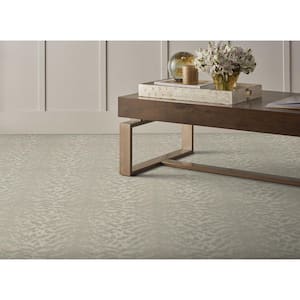 Fearless Morning Mist Custom Area Rug with Pad