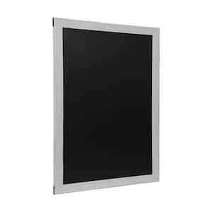 White Washed 32 in. W x 46 in. L Magnetic Wall Mounted Chalkboard
