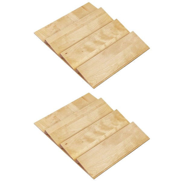 Rev-A-Shelf 24 in. Maple Spice Drawer Storage Organizer Insert (2-Pack)