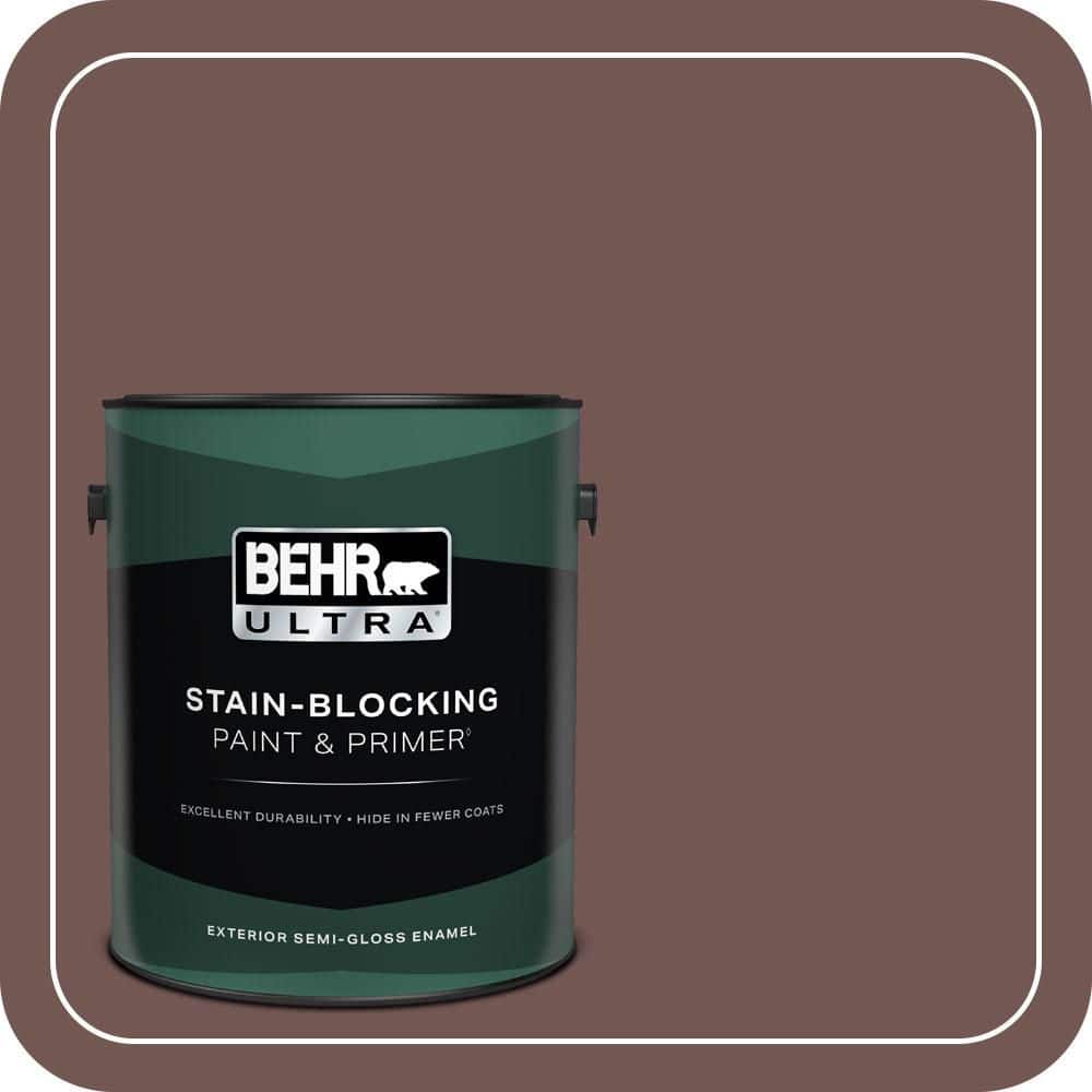 1 gal. #180F-6 Brown Ridge Semi-Gloss Enamel Exterior Paint & Primer price history on PriceWatchPro