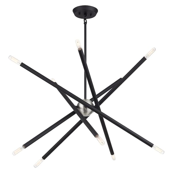 Soho 10-Light Black Chandelier