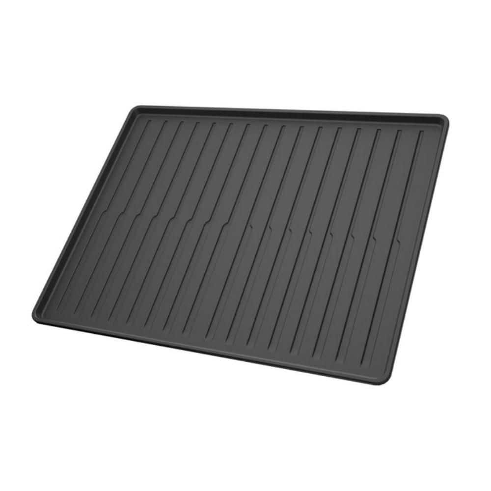 28 in. L x 22 in. W Drying Mat Premium Waterproof Under-Sink Mat in Matte Black price history on PriceWatchPro