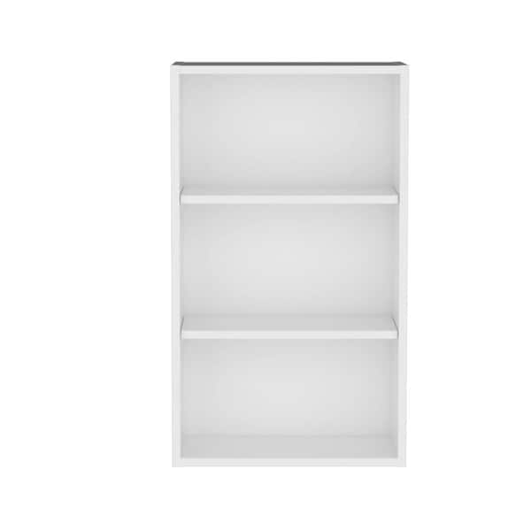 Classic 12 in. W x 21 in. D x 36 in. H Bathroom Storage Wall Cabinet in White with Open Storage
