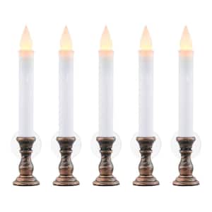 5-Pack Bronze LED Flickering Candles
