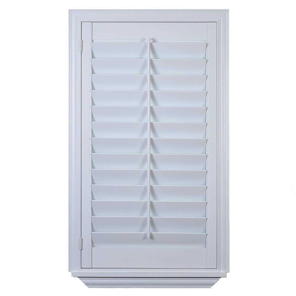 Installed Faux/Poly Shutter